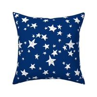 stars // navy blue star fabric night sky stars fabric by andrea lauren