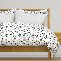 stars // black and white nursery fabric andrea lauren design scandinavian inspired nursery baby design