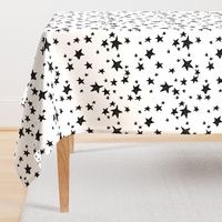 stars // black and white nursery fabric andrea lauren design scandinavian inspired nursery baby design