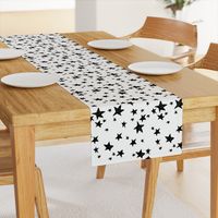 stars // black and white nursery fabric andrea lauren design scandinavian inspired nursery baby design