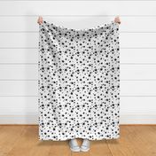 stars // black and white nursery fabric andrea lauren design scandinavian inspired nursery baby design