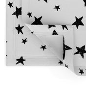 stars // black and white nursery fabric andrea lauren design scandinavian inspired nursery baby design