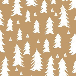 tree // trees taupe brown khaki light brown outdoors trees camping forest fir tree