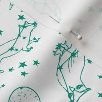 constellations // animals constellation fabric nursery baby design 