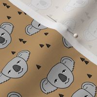 koalas // light brown background cute koala fabric best australian animals design cute australian animal koala pattern print fabric by andrea lauren