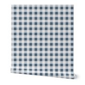 Buffalo Plaid - Payne's Grey by Andrea Lauren 