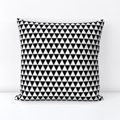 triangles // black and white kids basic simple tri triangle fabric black and white baby nursery