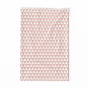 Triangle Rows - Pale Pink