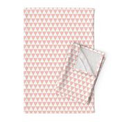 Triangle Rows - Pale Pink