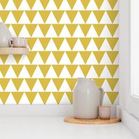 Triangle Rows - Mustard by Andrea Lauren