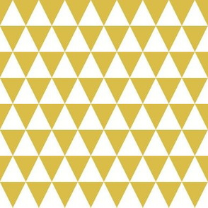 Triangle Rows - Mustard by Andrea Lauren