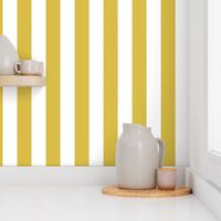 One Inch Stripes - Mustard by Andrea Lauren 