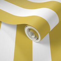 One Inch Stripes - Mustard by Andrea Lauren 