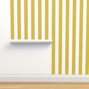 One Inch Stripes - Mustard by Andrea Lauren 