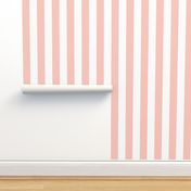 One Inch Stripes - Pale Pink by Andrea Lauren 