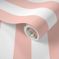 One Inch Stripes - Pale Pink by Andrea Lauren 