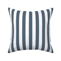 One Inch Stripes - Payne's Grey by Andrea Lauren 