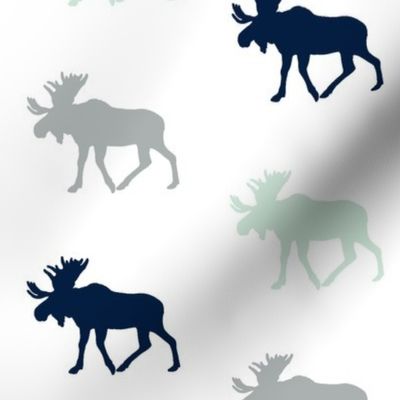 Multi Moose // Northern Lights - Grey/Mint/Navy