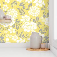 Yellow-Gray_Floral_12in