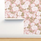 Pink-Green_Floral_12in