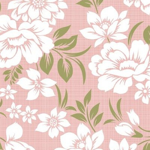 Pink-Green_Floral_12in