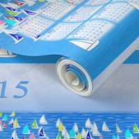 2015 calendar sailing portrait layout