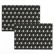 Gold Star on Black & Cream Dots