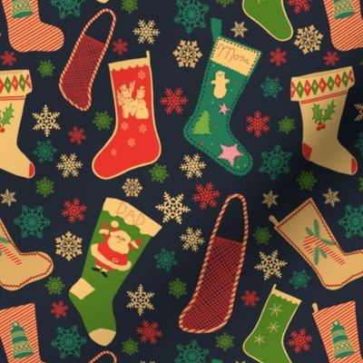 Vintage Christmas Stockings