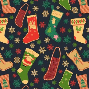 Vintage Christmas Stockings