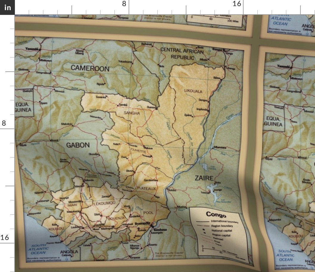 republic of congo map, small (FQ)