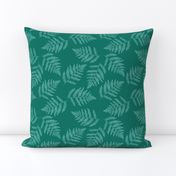 ferns in spruce green