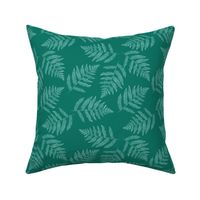 ferns in spruce green