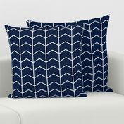 chevron // navy - Rustic Woods Collection