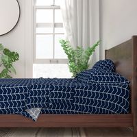 chevron // navy - Rustic Woods Collection