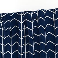 chevron // navy - Rustic Woods Collection