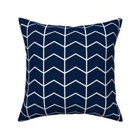 chevron // navy - Rustic Woods Collection