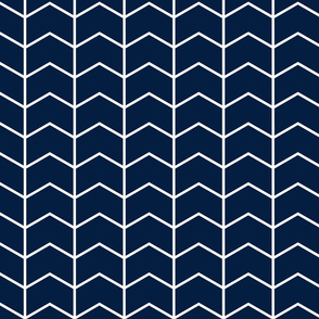 chevron // navy - Rustic Woods Collection