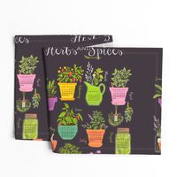 Herbs & Spices 2018 Calendar Tea Towel