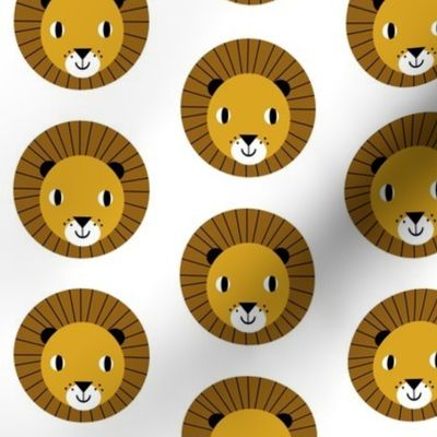 lion baby kids nursery cute simple minimal design