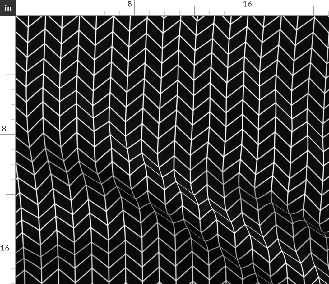 chevron black and white