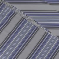 Grey Zones Stripe in Lapis Blue large