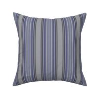 Grey Zones Stripe in Lapis Blue large