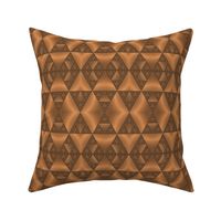 Bronze Tone Fractal Stripe