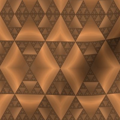 Bronze Tone Fractal Stripe