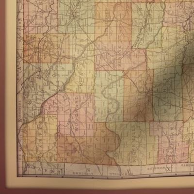 Oklahoma map, small (FQ)