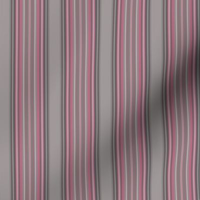 Grey Zones Stripe in Cherry Quartz © 2009 Gingezel™ Inc.