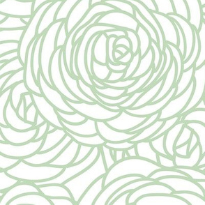 Seamless floral pattern with  roses