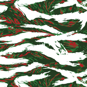 Christmas Holiday Tigerstripe Camo