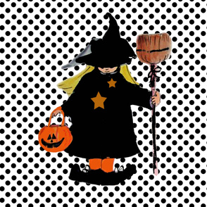 Little Witch on Polka Dots large scale