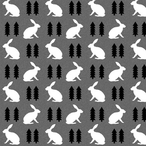 rabbit light grey linen
